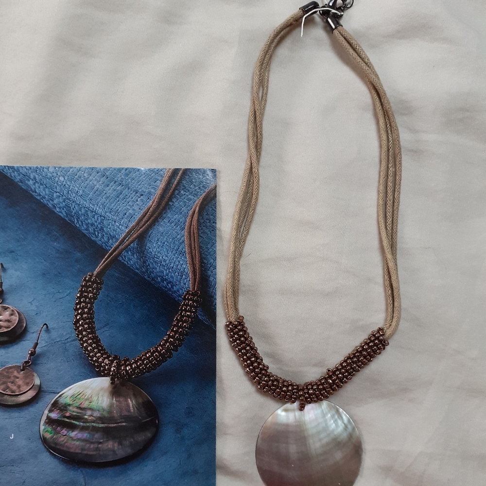 Lia Sophia harvest moon necklace